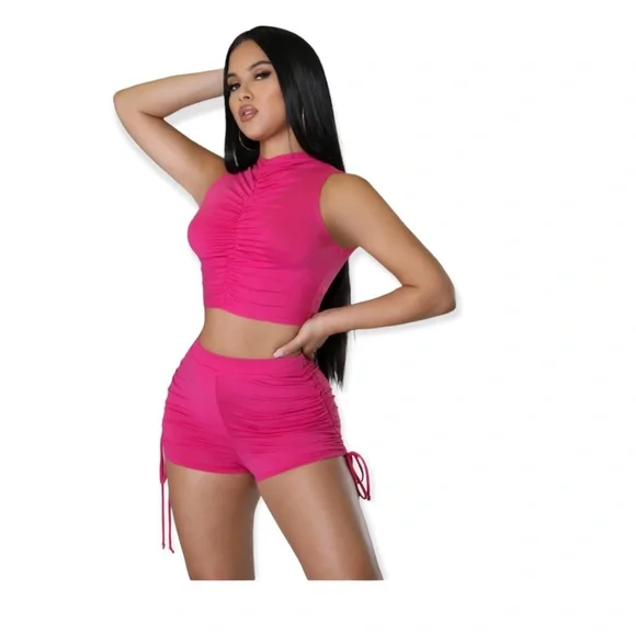 Fuchsia Raspberry Runch Two Piece Set - Picture 4 of 9